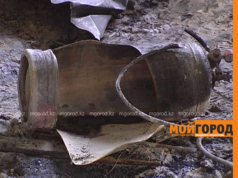 При взрыве газового баллона в Актобе пострадали два брата