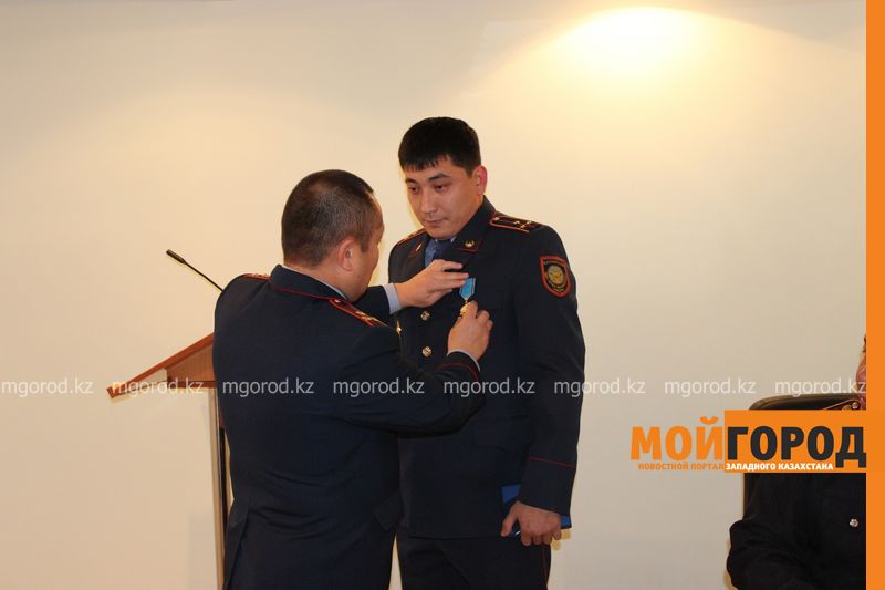 Сотрудников ДВД Западно-Казахстанской области наградили медалями «Ерлігі үшін»
