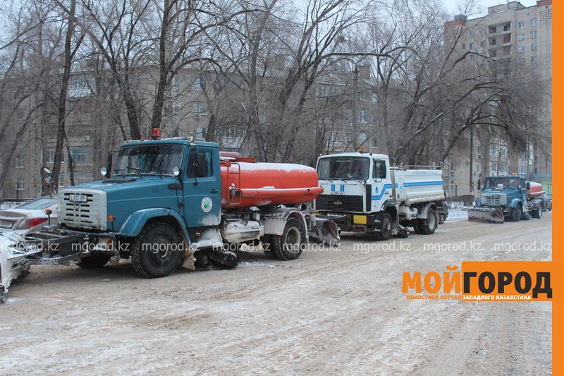 14 тысяч кубометров снега было вывезено в Уральске