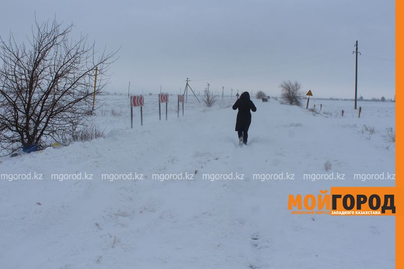 В селе ЗКО дети больше недели не посещают школу из-за снежных заносов