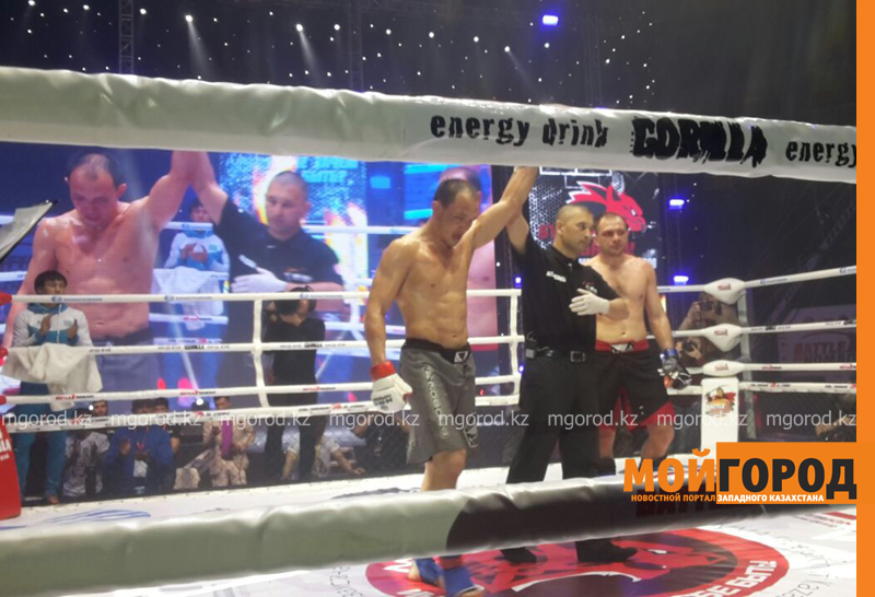 Боец из Уральска победил в чемпионате Казахстана по ММА