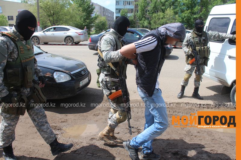 В Уральске прошло задержание с участием спецназа