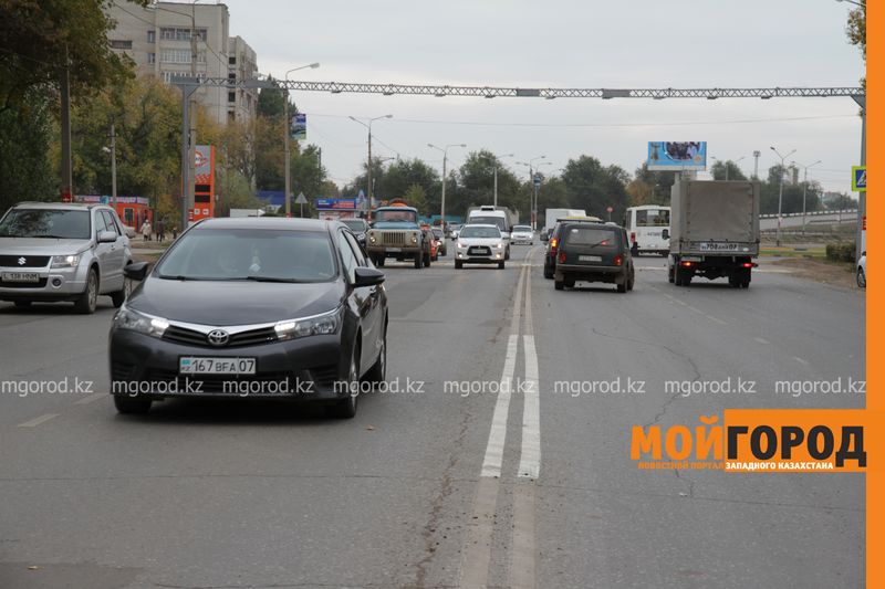 В полиции прокомментировали закрашенные разметки на дорогах Уральска