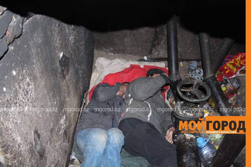 В приемнике для бомжей в Уральске выявили пять преступников и троих без вести пропавших