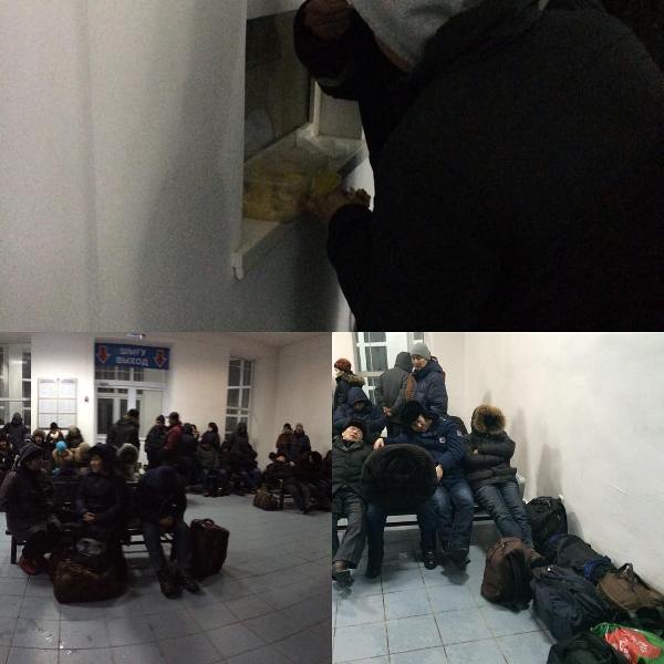 Рабочие из Актобе пожаловались на ужасные условия вокзала станции Доссор