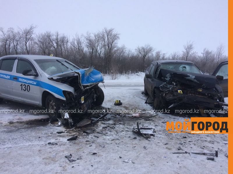 В ДВД ЗКО прокомментировали ДТП с участием полицейской машины