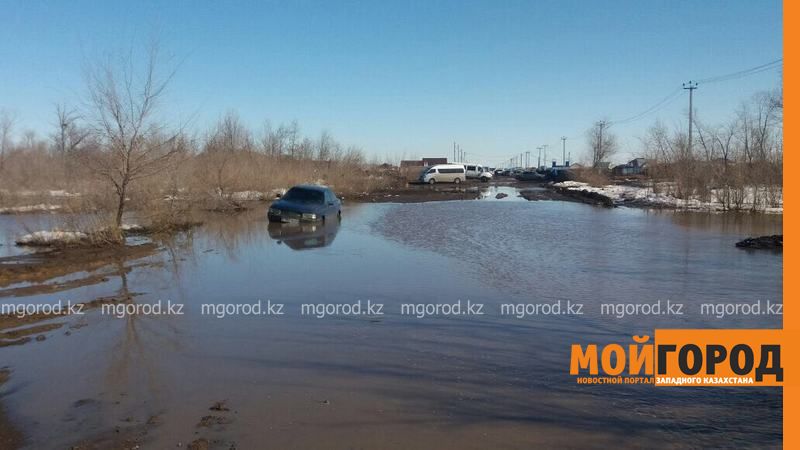В Уральске затопило микрорайон ПДП-2