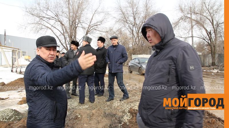 Из-за бездорожья один из микрорайонов Уральска был отрезан от города