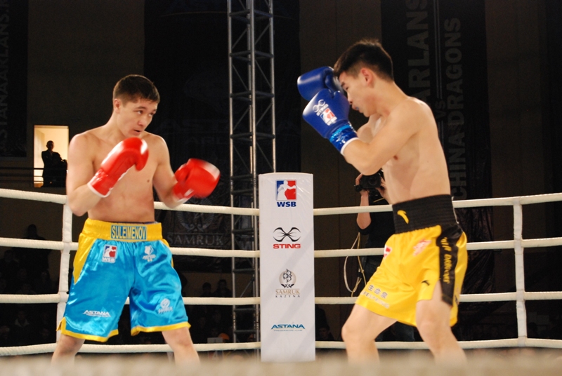 Со счетом 5:0 боксеры «Astana Arlans» разгромили  «China Dragons»