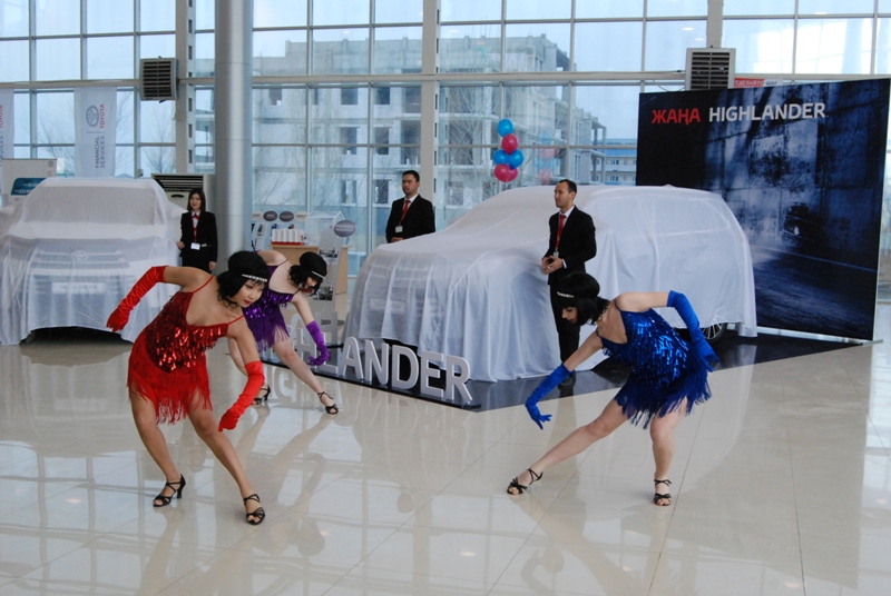В Атырау презентовали новый автомобиль «Toyota Highlаnder»