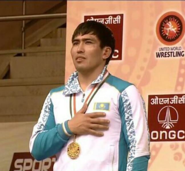 Борец из Атырау стал чемпионом Азии в Нью-Дели
