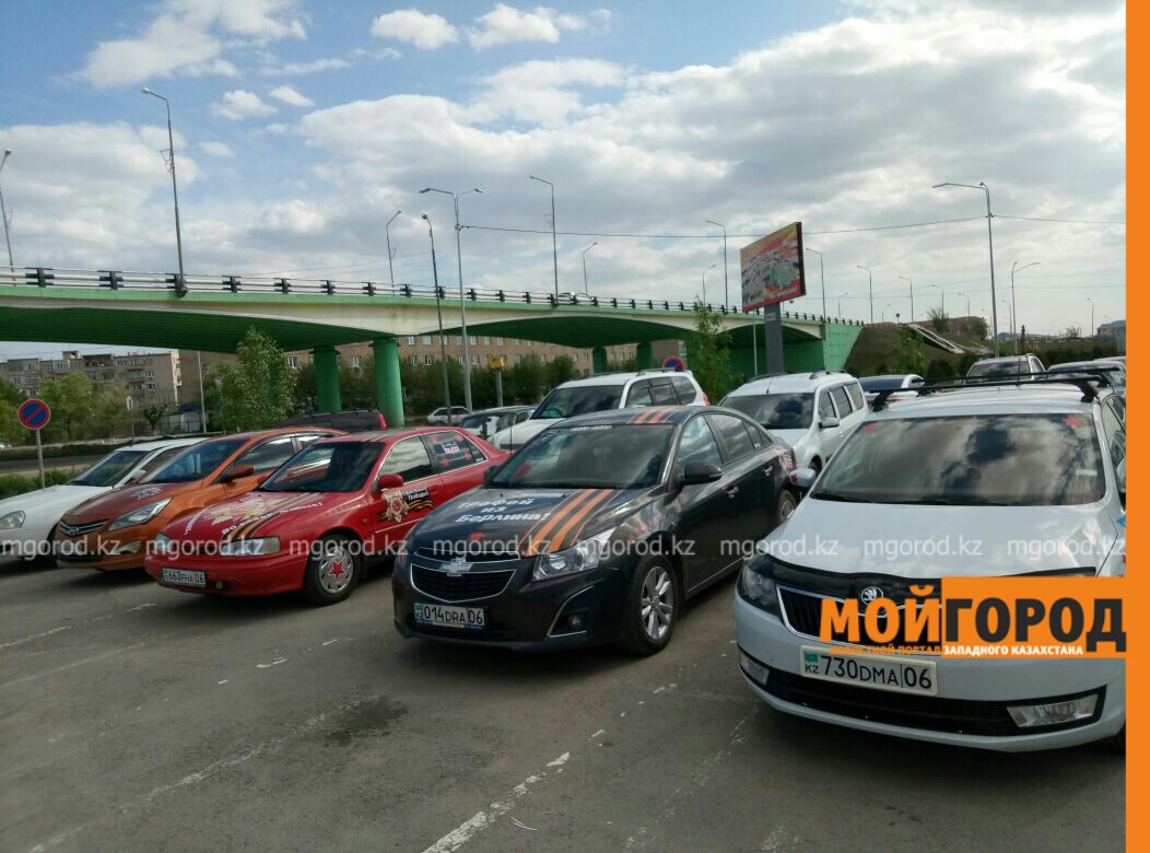 Около 200 автомобилей приняли участие в автомотопробеге в Атырау