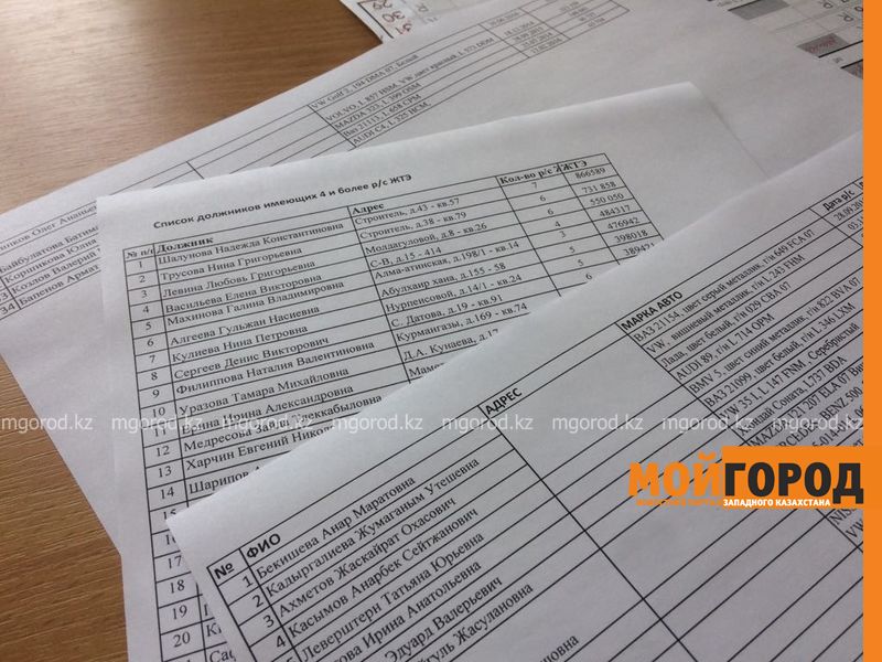 АО «Жайыктеплоэнерго» выставит на продажу имущество должников в Уральске