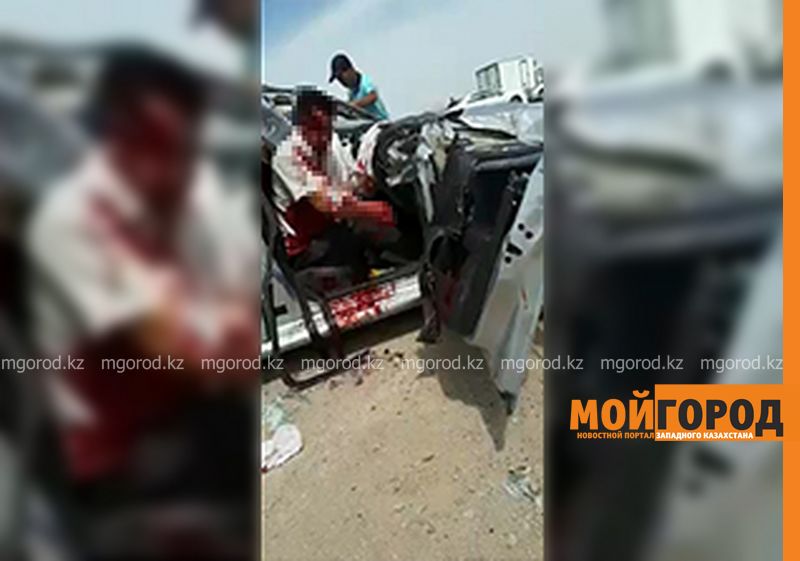 На трассе Актау-Жанаозен в страшной аварии пострадали 4 человека