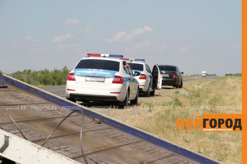 Три человека сгорели заживо в аварии в Атырауской области