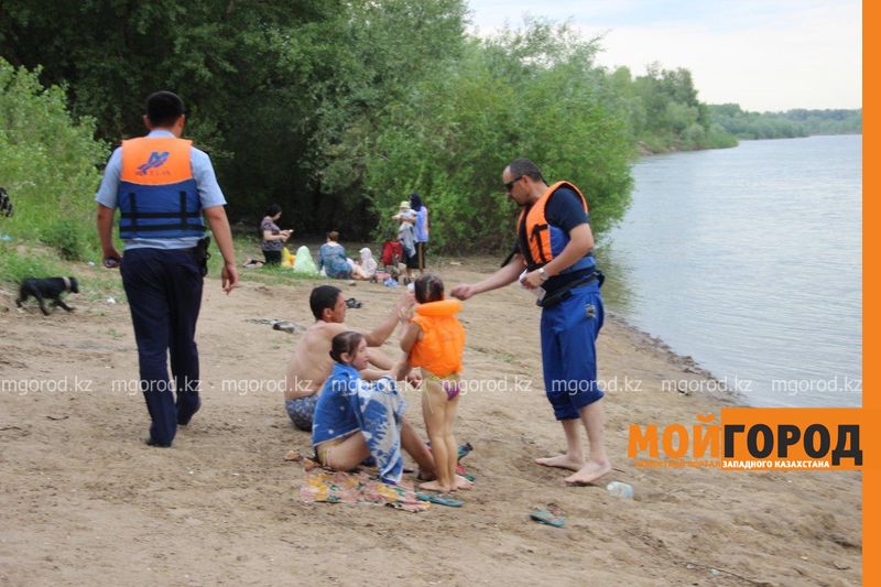 Жайық өзенінде құтқарушылар «Судағы адам қазасына-жол жоқ» ақциясын өткізді