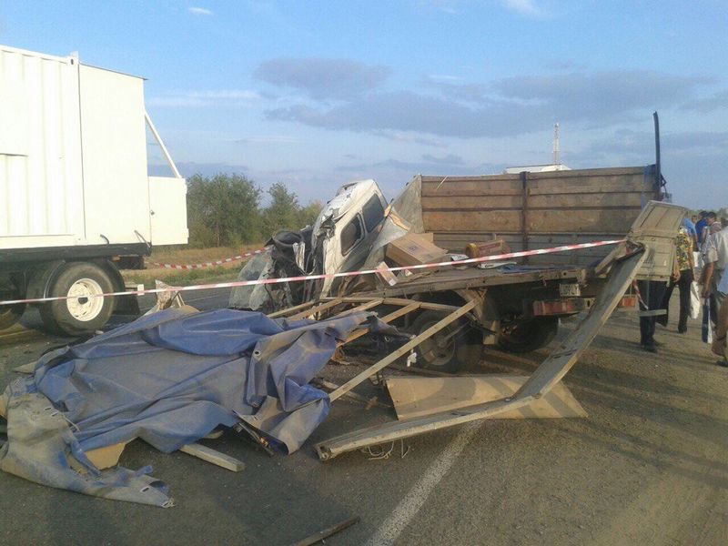 Водитель «ГАЗели» погиб в ДТП в Уральске