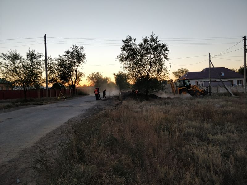 Ремонт дороги ул. Азербайджанская по новым дорогам