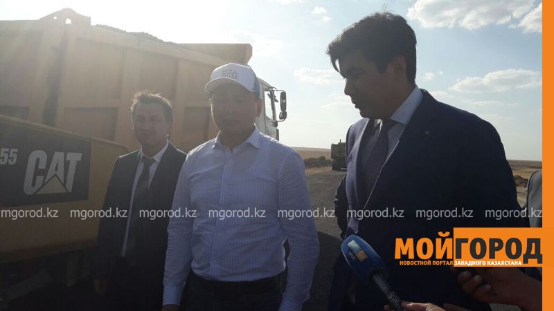 Аким ЗКО велел вести строительство трассы в поселок Таскала круглосуточно