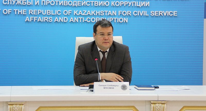 Уральск с рабочим визитом посетил директор департамента антикоррупционной политики РК Салауат Муксимов