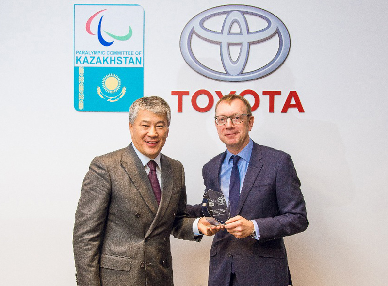 Паралимпийский спорт в Казахстане будет продвигать компания Toyota в партнерстве с НПК