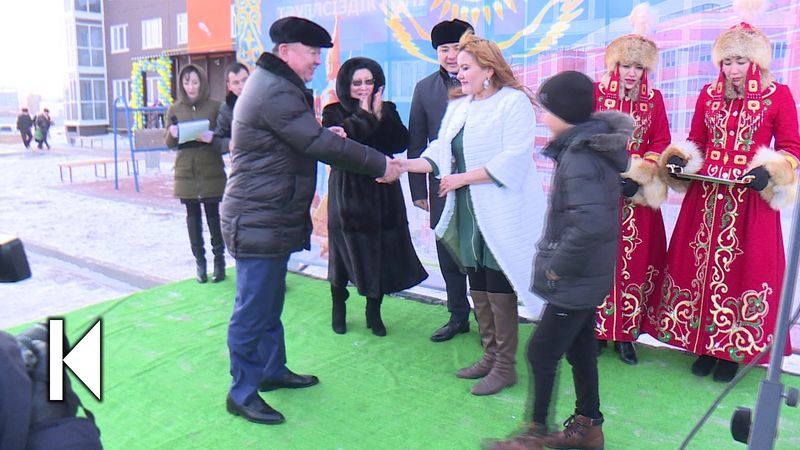 «Нұрлы жер» бағдарламасы бойынша салынған 180 пәтерлі баспана пайдалануға берілді
