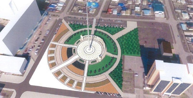 90-метровый флагшток установят в самом центре Атырау