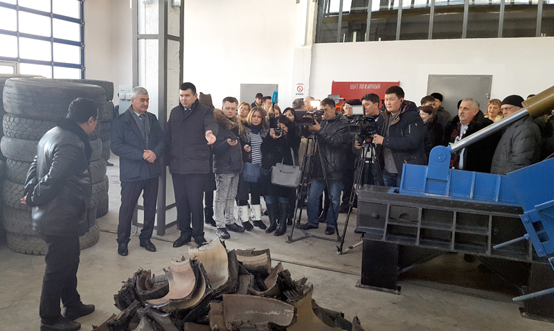 В Уральске открыли завод по переработке шин