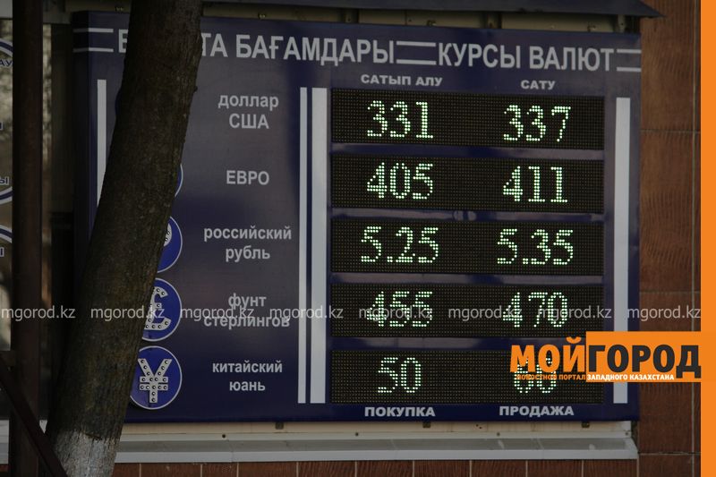 В обменниках Уральска подорожал доллар