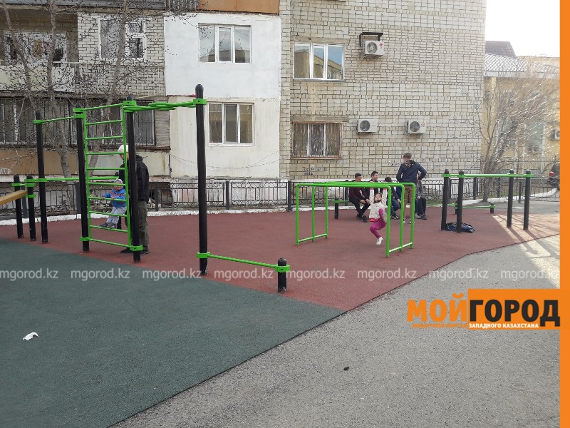 4 новые площадки для занятий Street workout появились в Атырау
