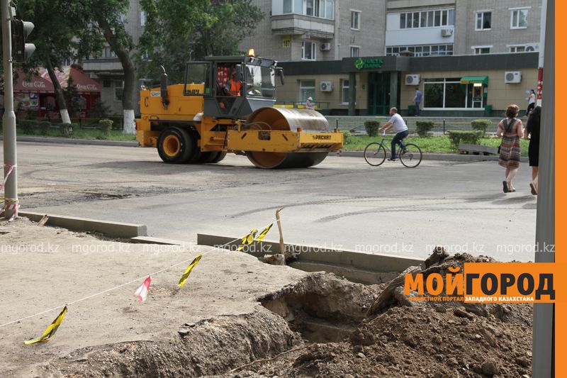 В Уральске ремонт проспекта Достык завершится в 2018 году