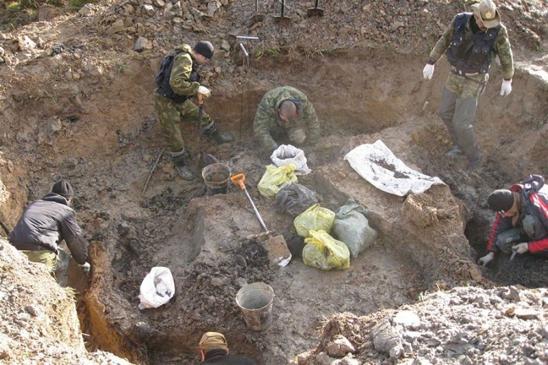 Брянские поисковики нашли останки участников ВОВ, призванных из Гурьевской области
