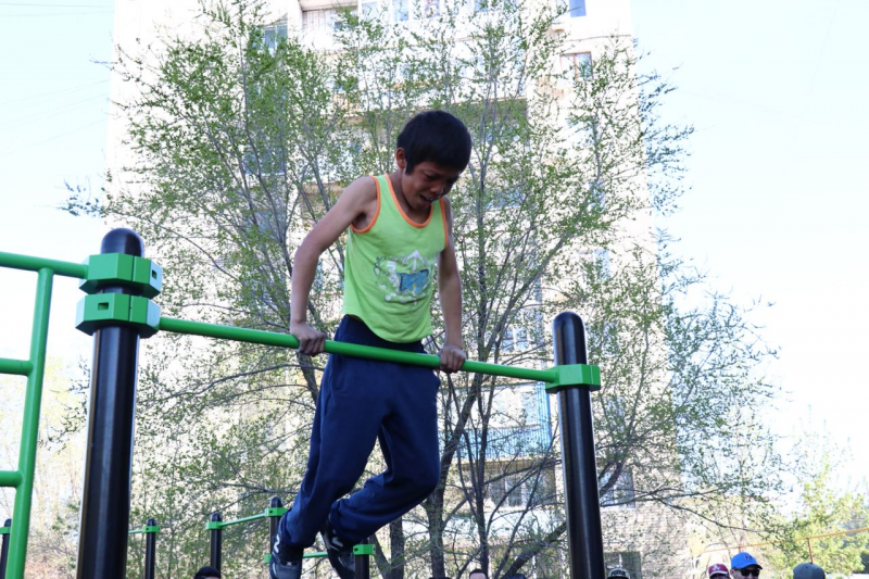 В Атырау прошел первый городской турнир по Street Workout