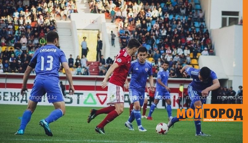 «Актобе» и «Акжайык» забили восемь мячей на двоих