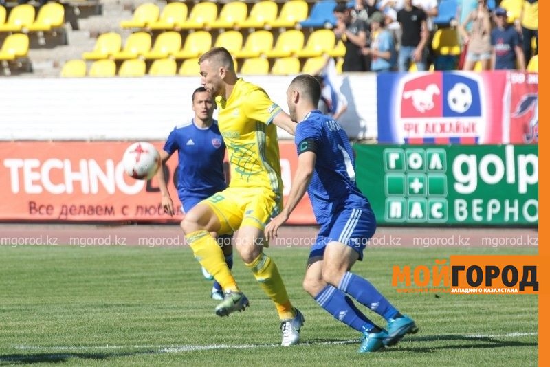 «Акжайык» одержал историческую победу над «Астаной»