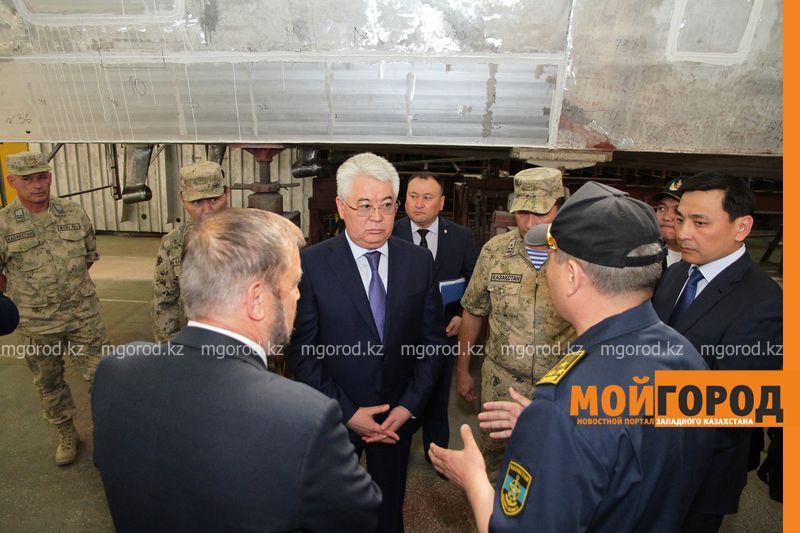 В ЗКО прибыл министр оборонной и аэрокосмической промышленности Казахстана