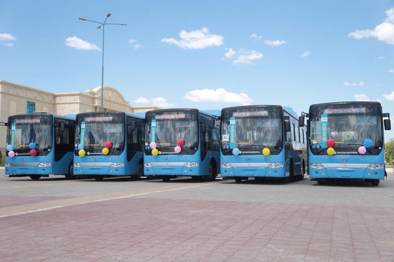 80 новыми автобусами пополнился автопарк в Актобе