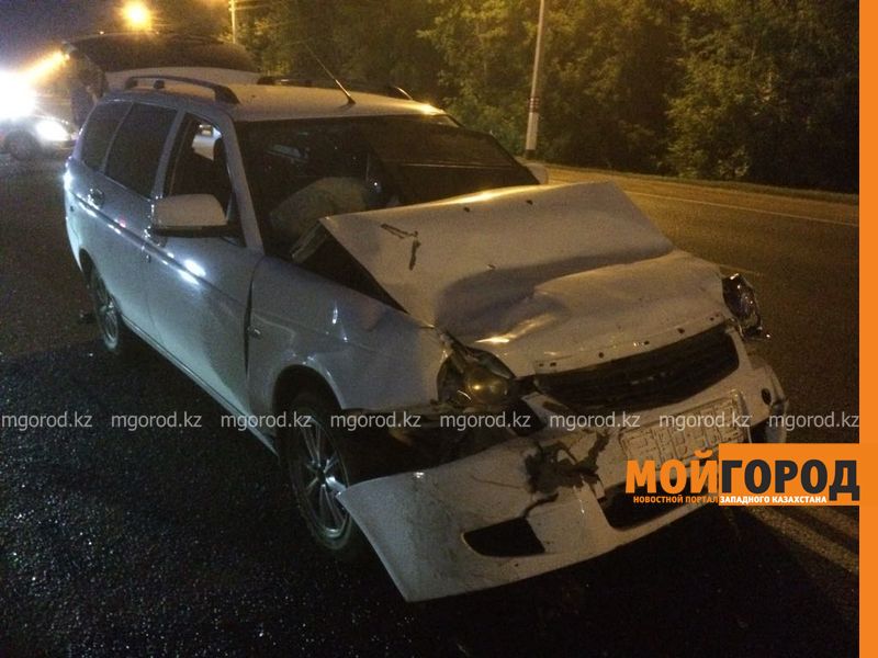 В Уральске на одном и том же месте произошло второе ДТП за день