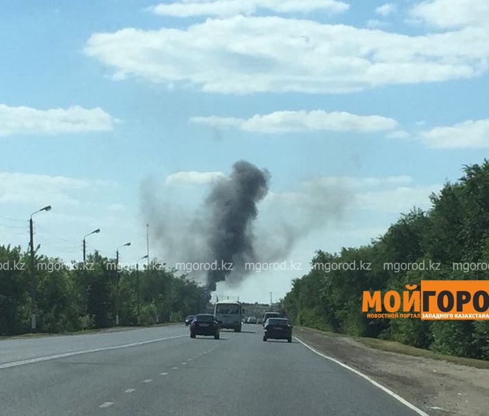 Уральцев напугал сильный дым в Зачаганске
