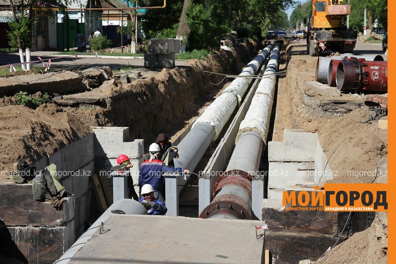 Горячую воду в центре Уральска обещают дать в конце июля