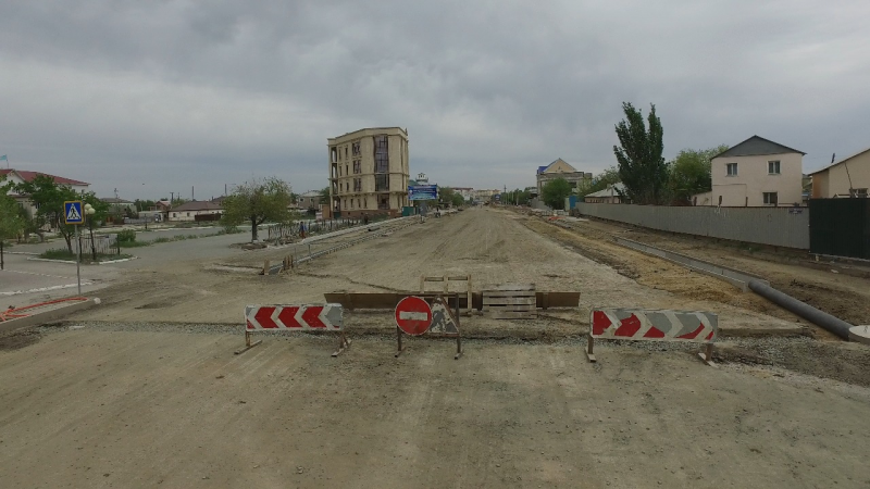 Реконструкция автодороги по ул.Баймуханова в Атырау завершится 25 июля