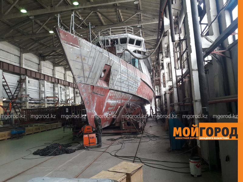 В Уральске на заводе «Зенит» строят корабль для пограничников