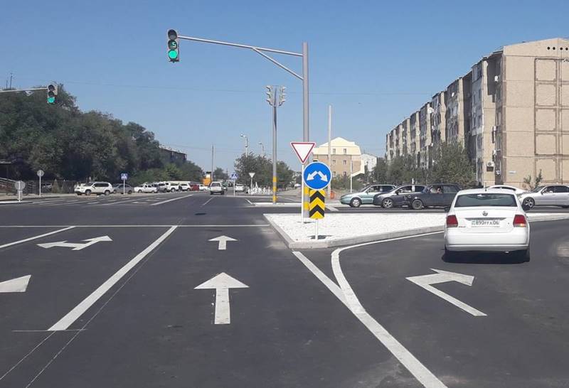 В Атырау заработали первые «рукава» для правостороннего поворота