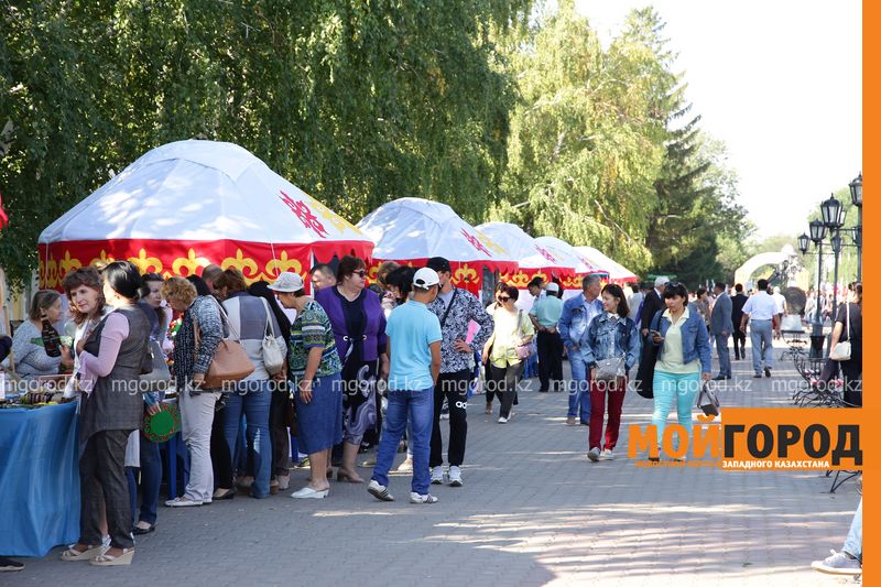 В Уральске выпустили 12 мальков осетра в реку Урал