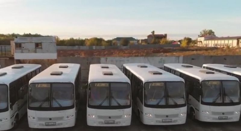 10 новых пассажирских автобусов вышли на линию в Уральске
