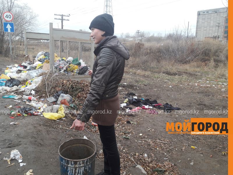 В Уральске воруют контейнеры для мусора