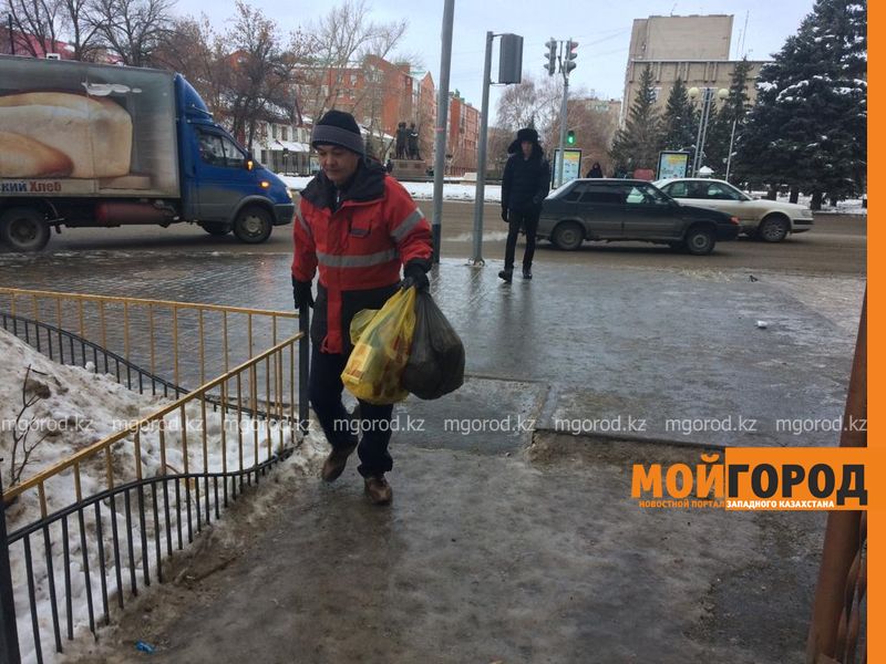В Актобе «Казавтодор» наказали за гололед