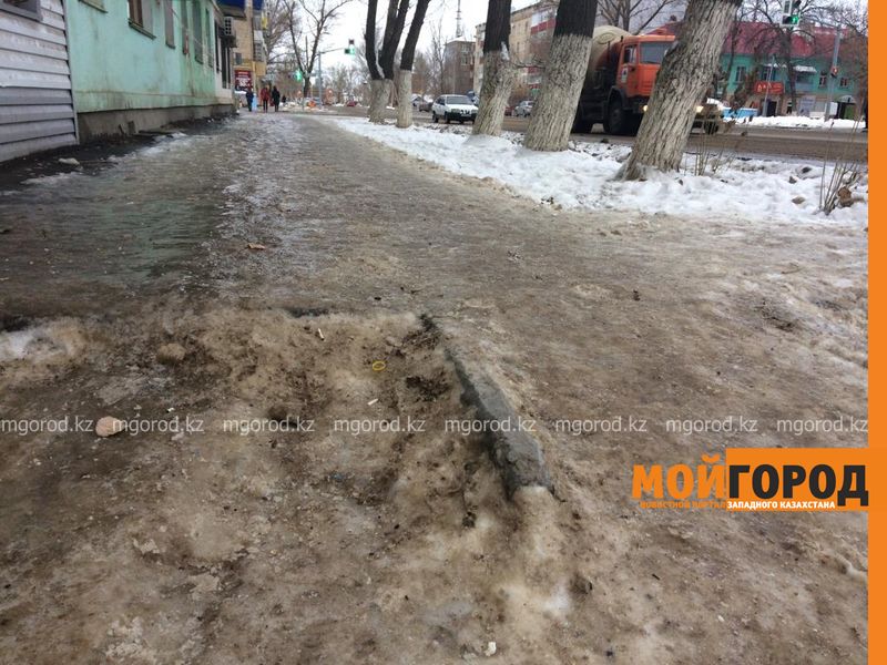Жителей Атырау предупредили о гололеде