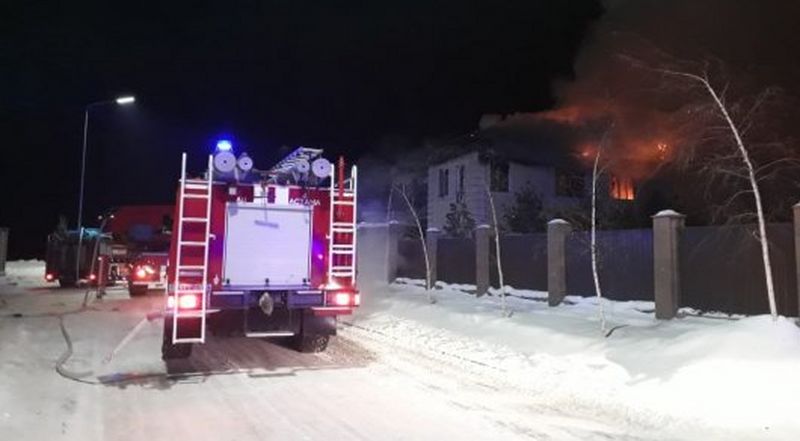 Тела пятерых детей обнаружили на месте пожара в Астане