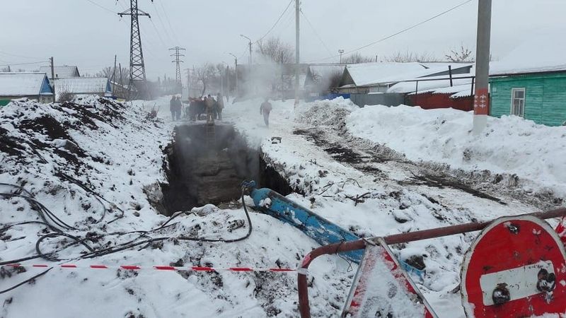 В микрорайоне Уральска отключили отопление